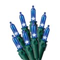 Goldengifts 40844-71 100 Blue LED Traditional Mini Light Set GO2515830